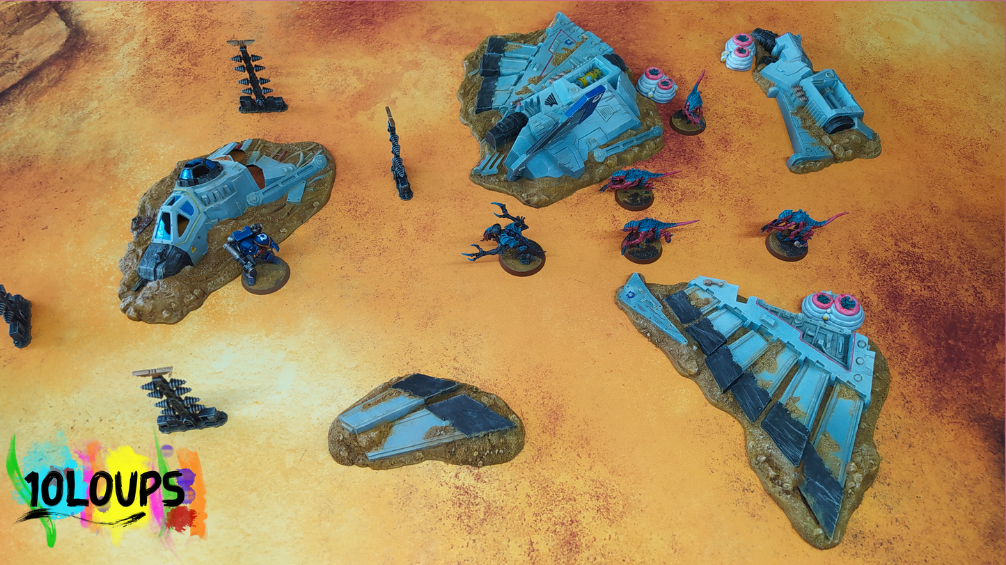 Battlemats - 60 x 44 - Double side Marquage
