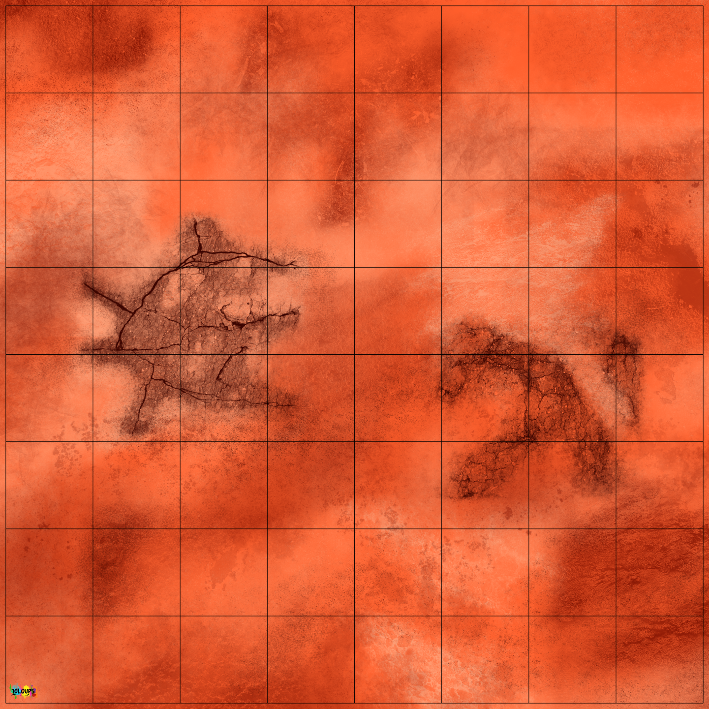 Battlemats - 60x60 cm - Compatible Halo : Flashpoint